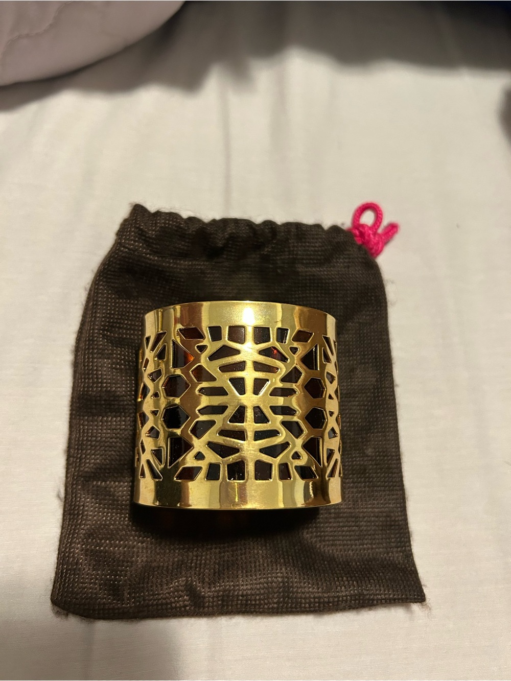 Jcrew Gold Cutout Wide Cuff Bracelet - Women's Jewelry